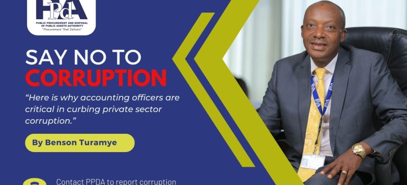 Here is why accounting officers are critical in curbing private sector corruption.