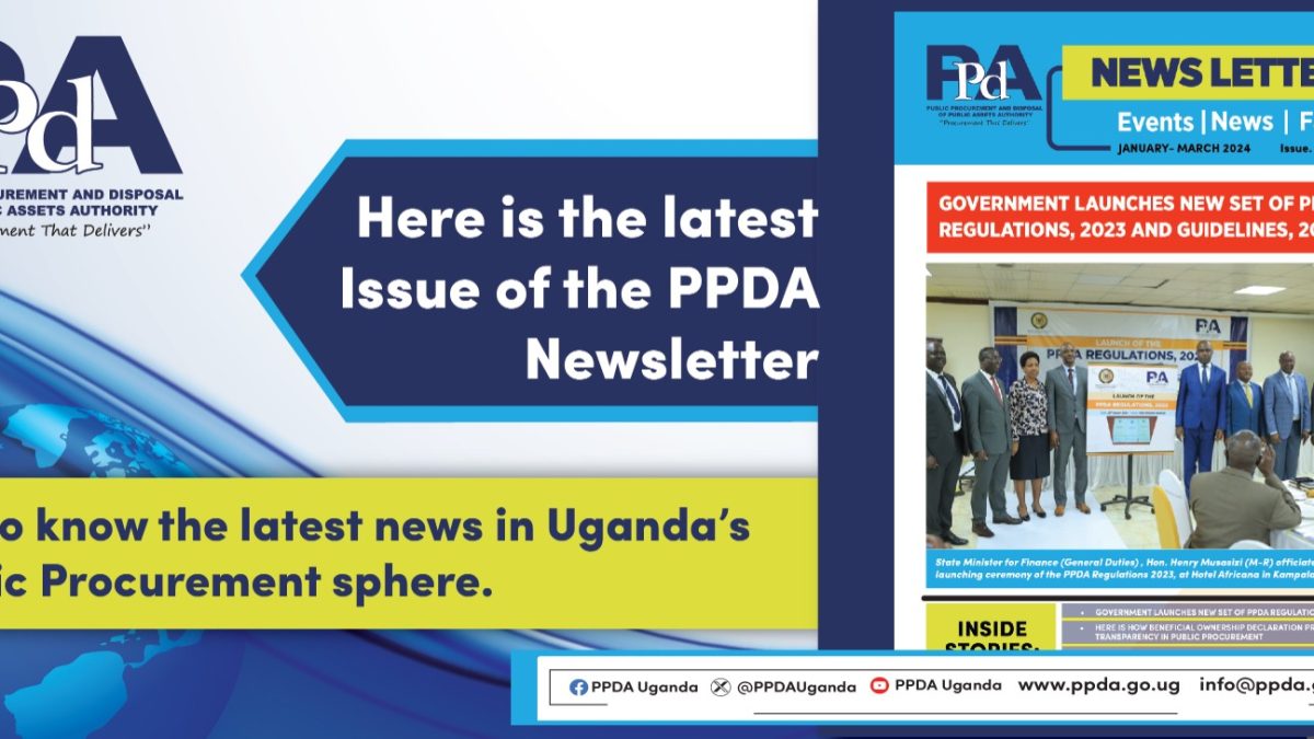 Get to know the latest news in Uganda’s Public Procurement Sphere
