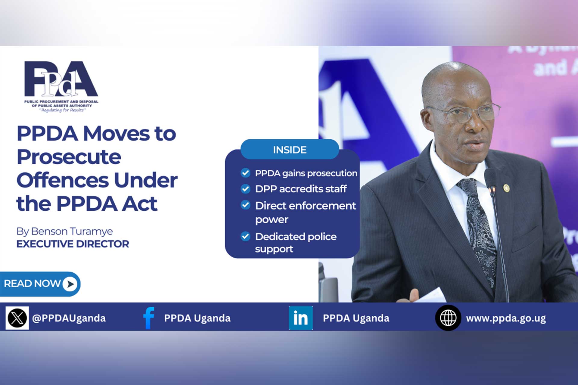PPDA Moves to Prosecute Offences Under the PPDA Act