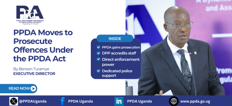 PPDA Moves to Prosecute Offences Under the PPDA Act