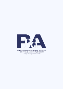 PPDA Regulations – Public Procurement and Disposal of Public Assets ...