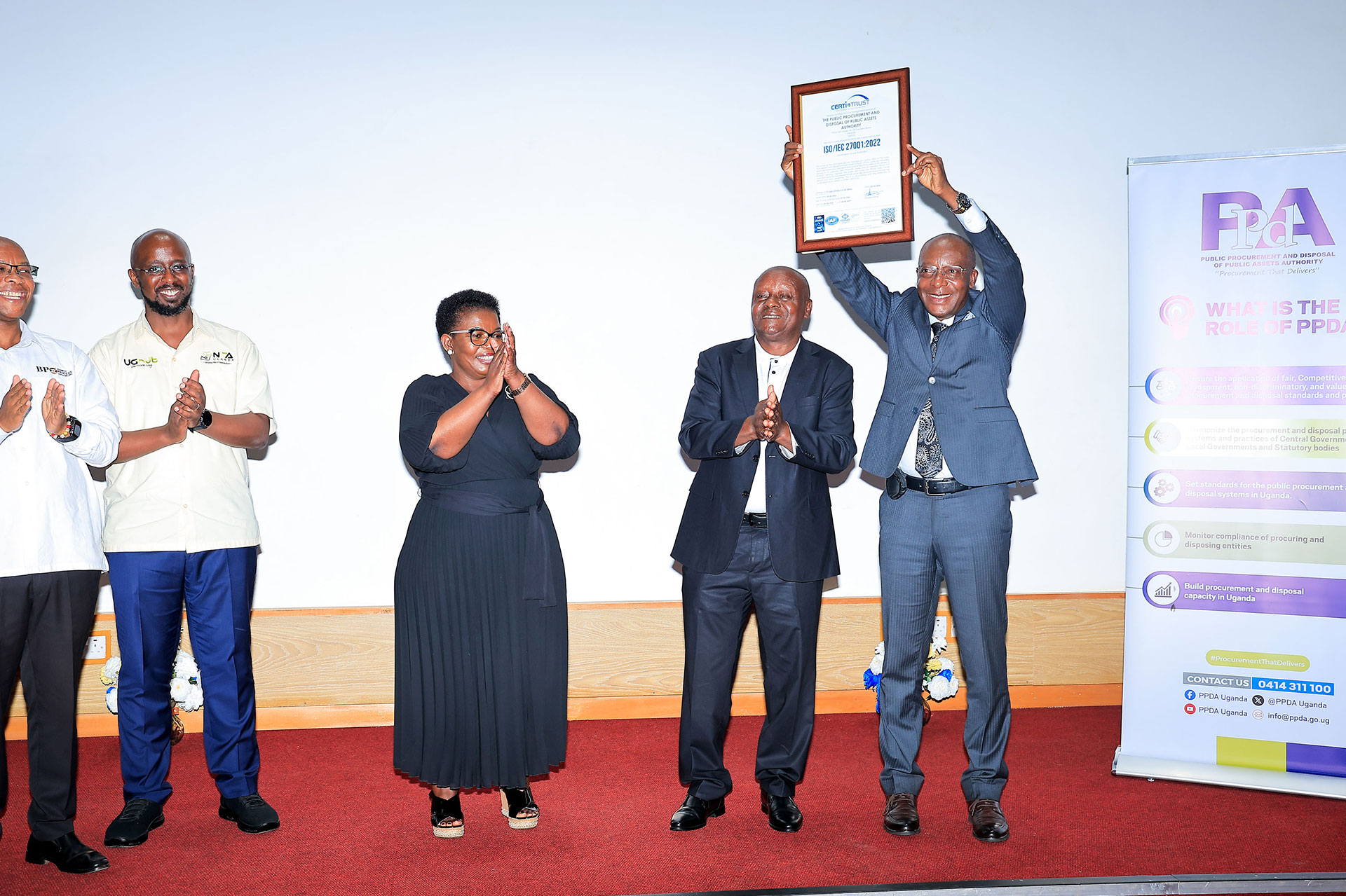 PPDA Earns Prestigious ISO/IEC 27001:2022 Certification, Becoming First Among Ten UDAP-Selected Government Entities to Reach the Milestone